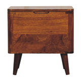 Lid Up Storage Stool - Brown - Furniture Home Direct