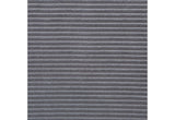 Sleeper Sectional Sofa With Chaise Corded Fabric Dark Gray - Furniture Home Direct