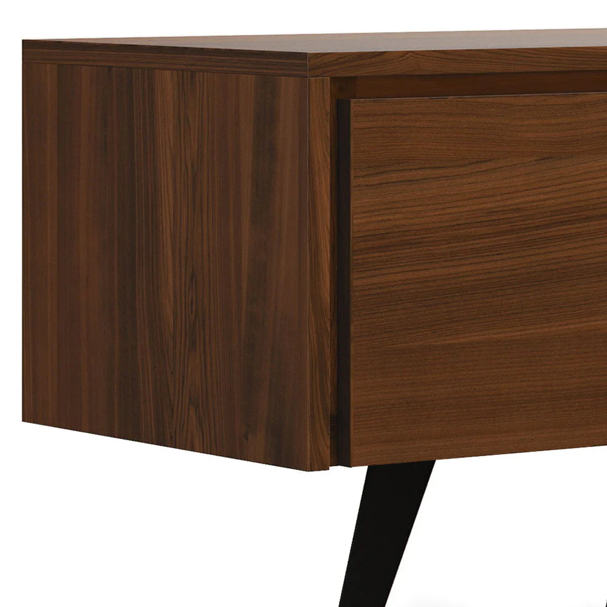 Lowry - Handcrafted TV Media Stand - Walnut - Furniture Home Direct