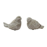 Skye Sparrow Bird Accents (Set of 2) - Antique Gray - Furniture Home Direct