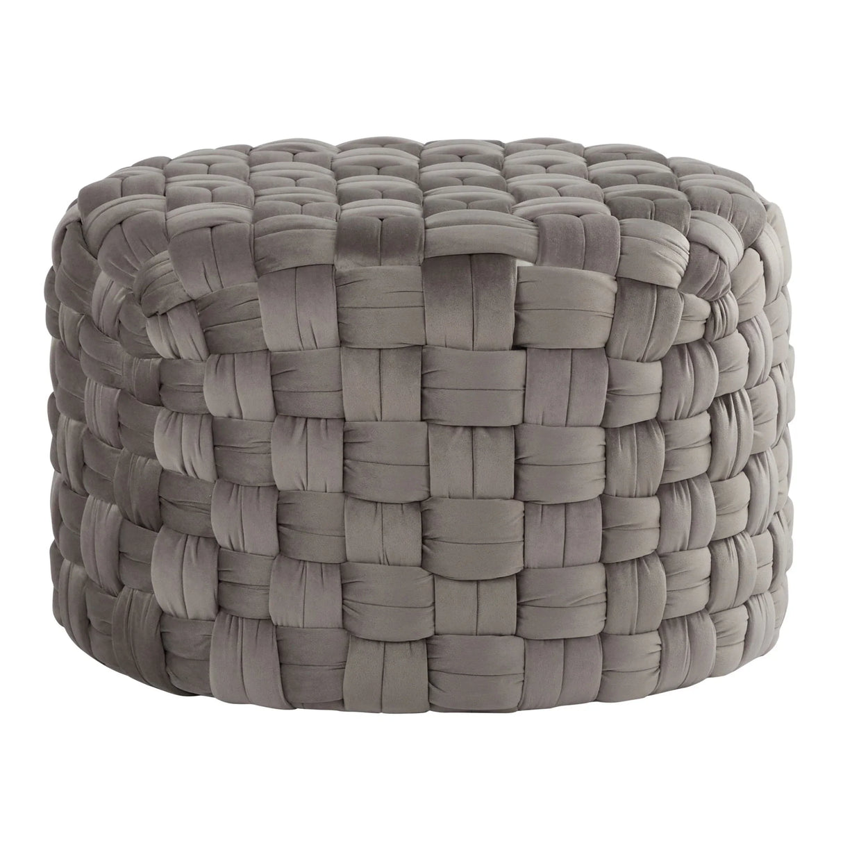 Braided - Versatile Round Ottoman - Furniture Home Direct