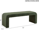 Modern Contemporary Boucle Waterfall Bench - Furniture Home Direct
