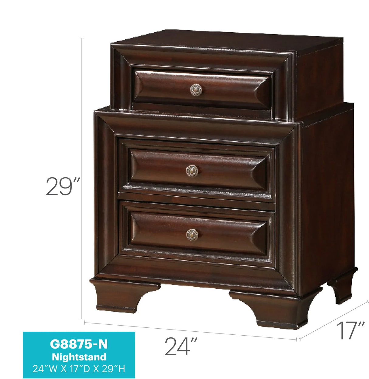 LaVita - Nightstand - Furniture Home Direct
