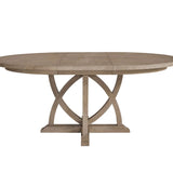 Round Dining Extendable Dining Table - Sand - Furniture Home Direct