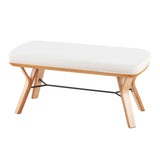 Folia - Mid Century / Modern Bench - Furniture Home Direct