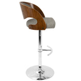 Pino - Mid Century Modern Adjustable Barstool With Swivel - Furniture Home Direct