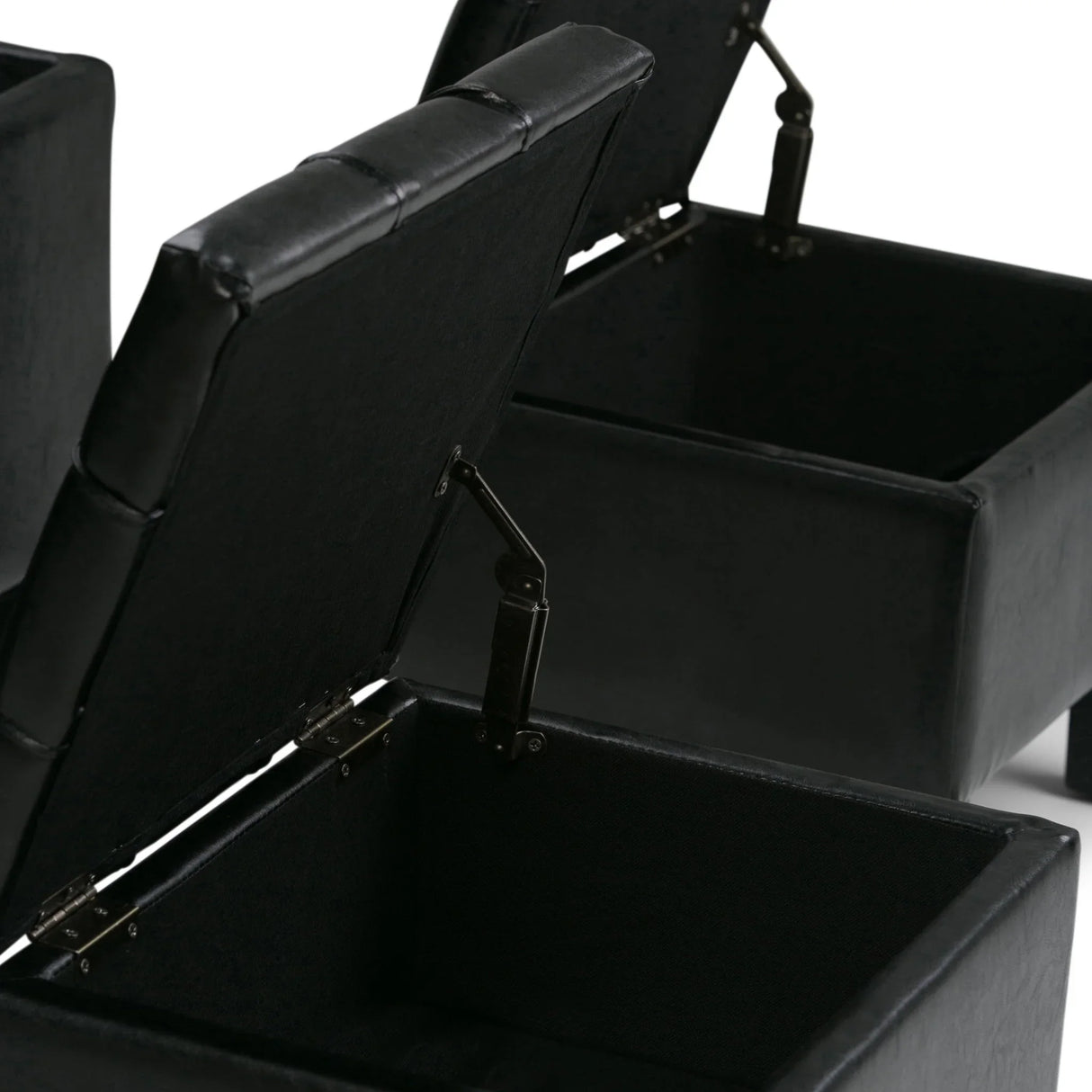 Dover - 3 Piece Storage Ottoman Contemporary Design - Furniture Home Direct