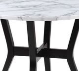 Kusa - 5 Piece Pack Dining Set With Engineering Stone Top - Black - Furniture Home Direct