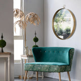 Round Mirror, Circle Mirror With Iron Frame For Living Room Bedroom Vanity Entryway, Hallway - Furniture Home Direct