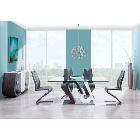 Anne - Dining Table - White / Gray - Furniture Home Direct