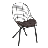Wired - Contemporary Chair (Set of 2) - Black / Espresso - Furniture Home Direct