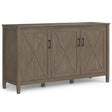 Ela - Wide Storage Cabinet - Smoky Brown - Furniture Home Direct
