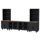Farmhouse TV Stand With Solid Wood Gourd Shaped Legs For TVs Up To 70" - Furniture Home Direct