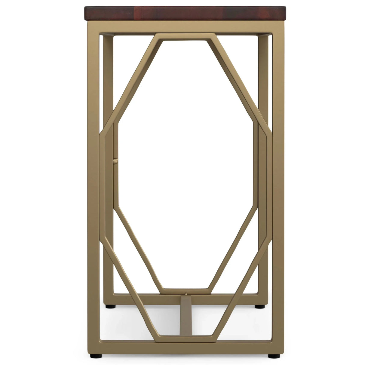 Selma - Handcrafted Metal And Wood Accent Table - Furniture Home Direct