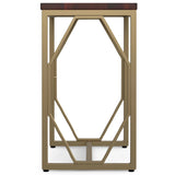 Selma - Handcrafted Metal And Wood Accent Table - Furniture Home Direct