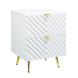 Gaines - High Gloss Nightstand - Furniture Home Direct