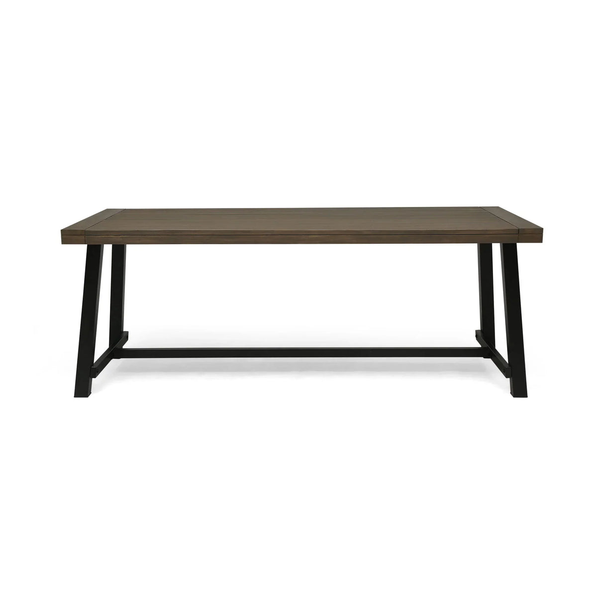 Outdoor Dining Table - Gray / Rustic Metal