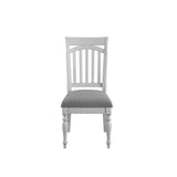 Mariano - Slat Back Dining Chairs (Set of 2) - Gray - Furniture Home Direct