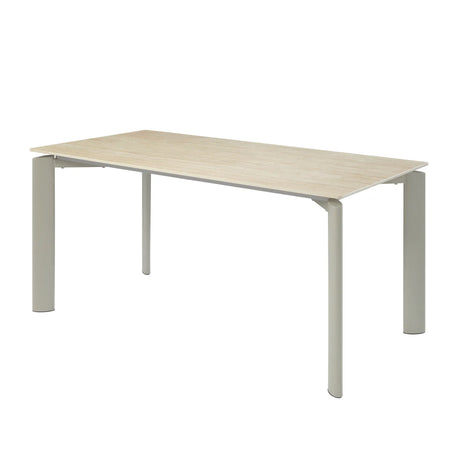 Ingram - Ceramic Top Dining Table - Light Gray - Furniture Home Direct
