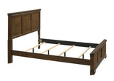 Bedroom Set Queen Bed Solid Wood Traditional Walnut Brown - Furniture Home Direct