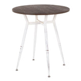 Clara - Industrial Round Dinette Table - Furniture Home Direct