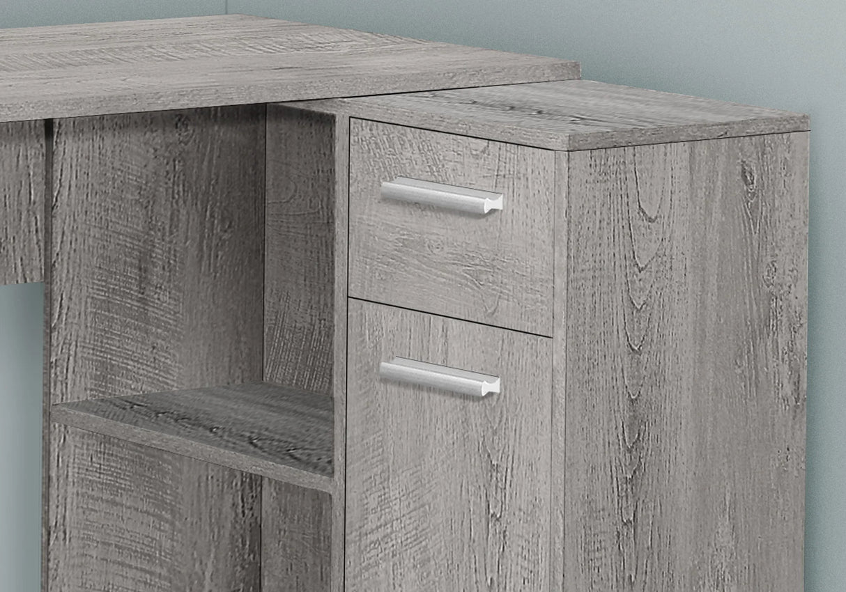 Computer Desk, Home Office, Corner, Storage Drawers, L Shape, Contemporary & Modern - Furniture Home Direct