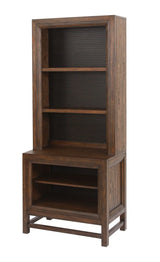 Branson - Bookcase Pier, Two Tone - Brown - Furniture Home Direct