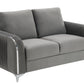 Wenona - Velvet Loveseat - Furniture Home Direct