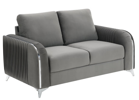 Wenona - Velvet Loveseat - Furniture Home Direct