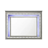 Antares - Mirror With LED - Light Gray - Furniture Home Direct