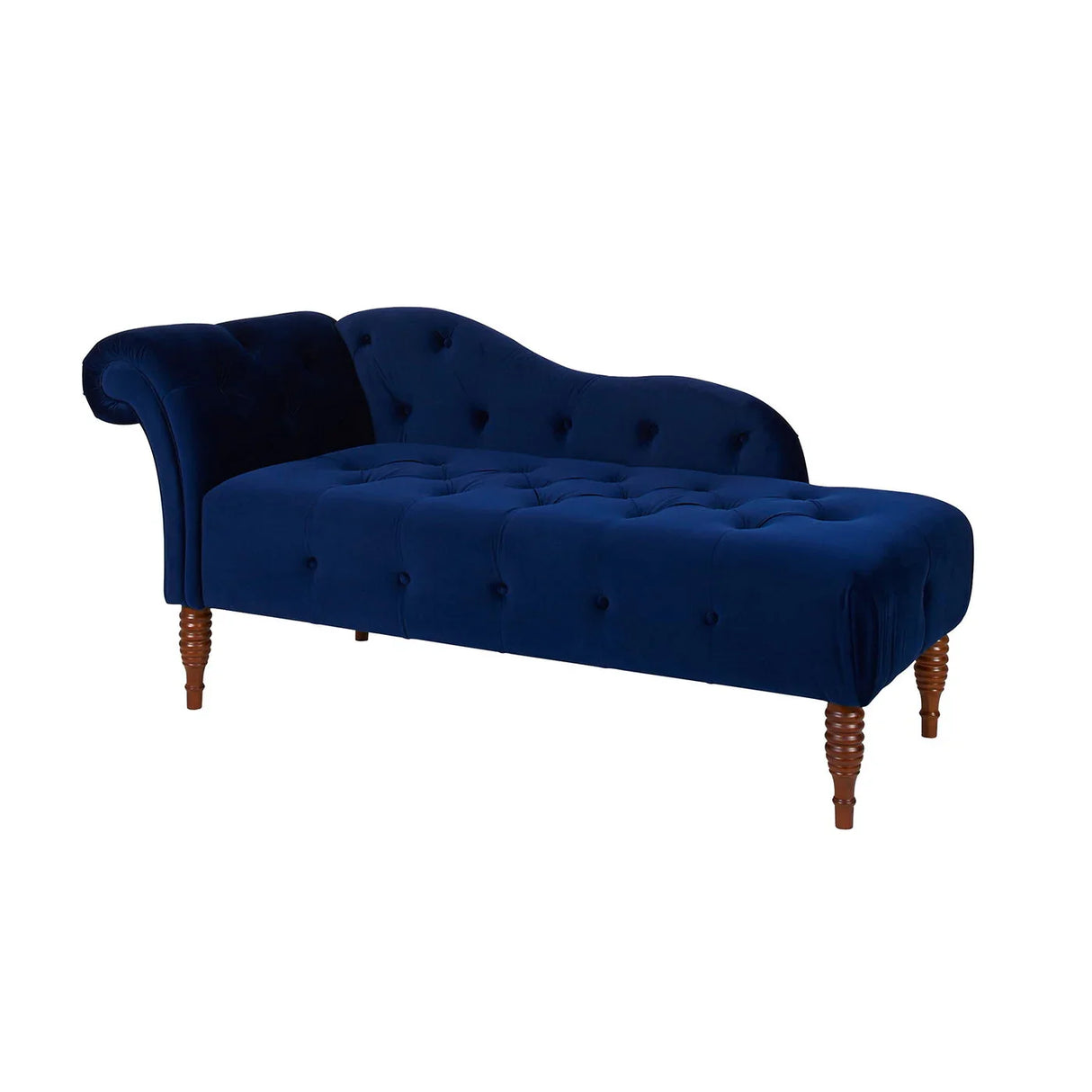 Samuel - Tufted Roll Arm Chaise Lounge - Furniture Home Direct