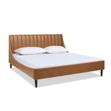 Aspen - Vertical Tufted Modern Headboard Platform Bed Set - Furniture Home Direct
