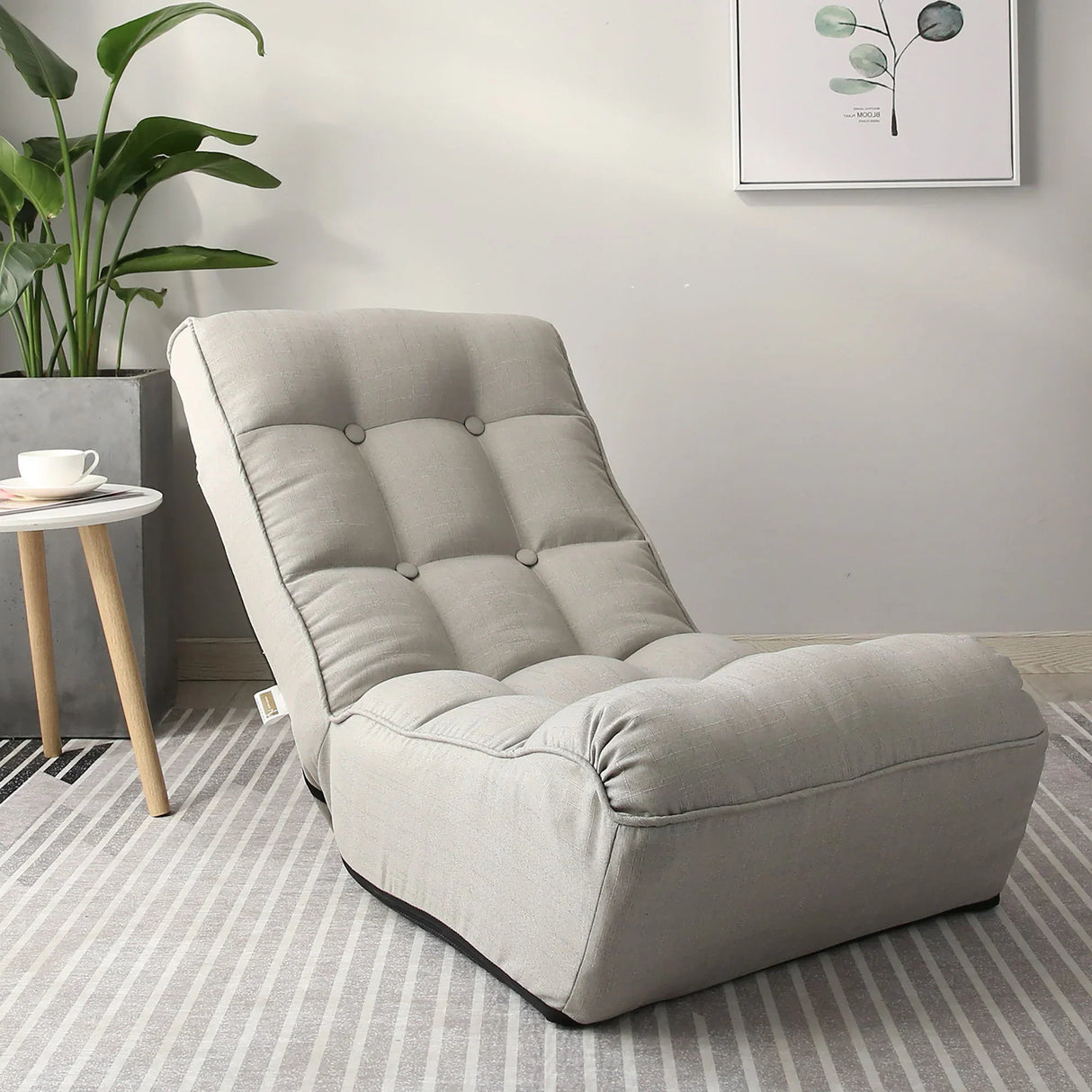 Reclining Japanese Chair Lazy Sofa Tatami Balcony Adjustable Chair - Furniture Home Direct