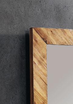 Steampunk - Mirror - Chestnut - Furniture Home Direct