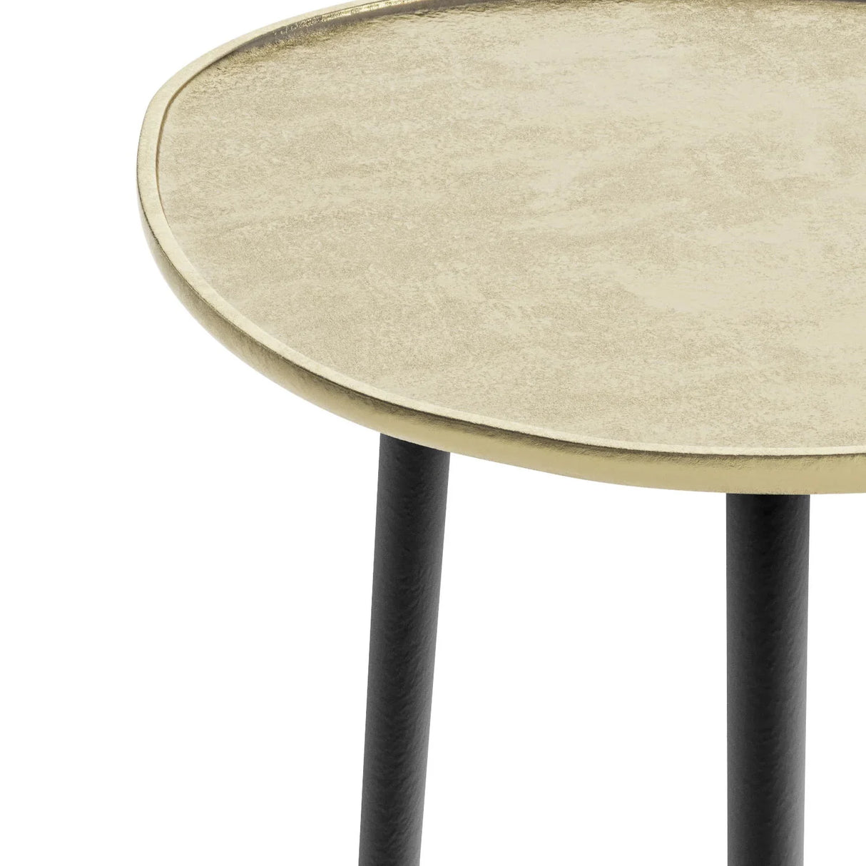 Tanner - Metal Side Table - Gold - Furniture Home Direct