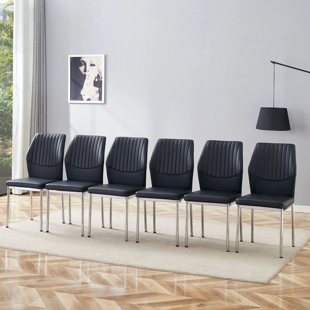 Luxury Simple High Resilience Dining Chair With Metal Legs - Furniture Home Direct