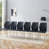 Luxury Simple High Resilience Dining Chair With Metal Legs - Furniture Home Direct