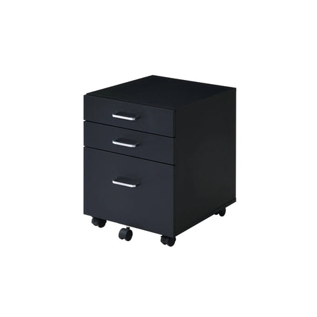 Tennos - Cabinet - Black / Chrome - Furniture Home Direct
