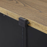 2 Drawer Nightstand With USB - Latte - Furniture Home Direct
