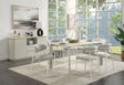 Ingram - Ceramic Top Dining Table - Light Gray - Furniture Home Direct