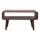 Solid Wood Open Media Unit - Furniture Home Direct