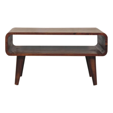 Solid Wood Open Media Unit - Furniture Home Direct