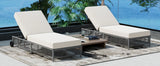 Outdoor Lounge Chair - Beige - Furniture Home Direct