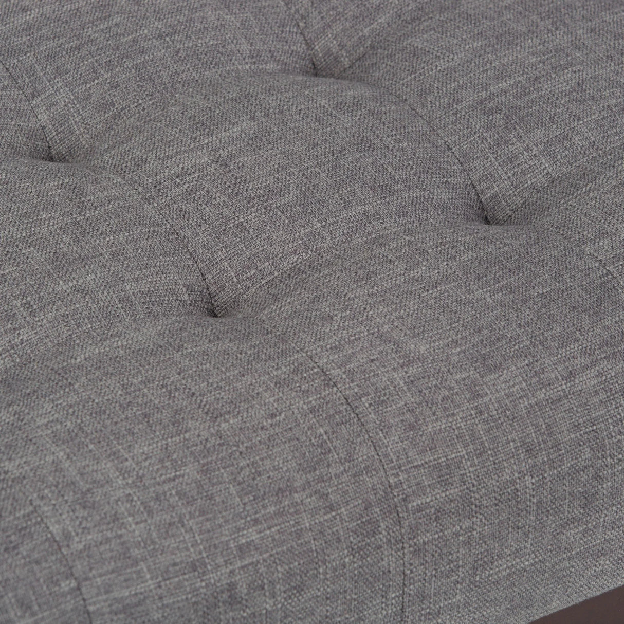Draper - Upholstered Mid Century Tufted Ottoman Bench - Furniture Home Direct