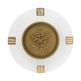 Round Moving Gear Roman Numeral Clock - Multicolor - Furniture Home Direct