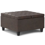 Harrison - Upholstered Coffee Table Storage Ottoman - Furniture Home Direct