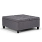 Harrison - Upholstered Coffee Table Storage Ottoman - Furniture Home Direct