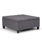 Harrison - Upholstered Coffee Table Storage Ottoman - Furniture Home Direct
