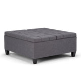 Harrison - Upholstered Coffee Table Storage Ottoman - Furniture Home Direct