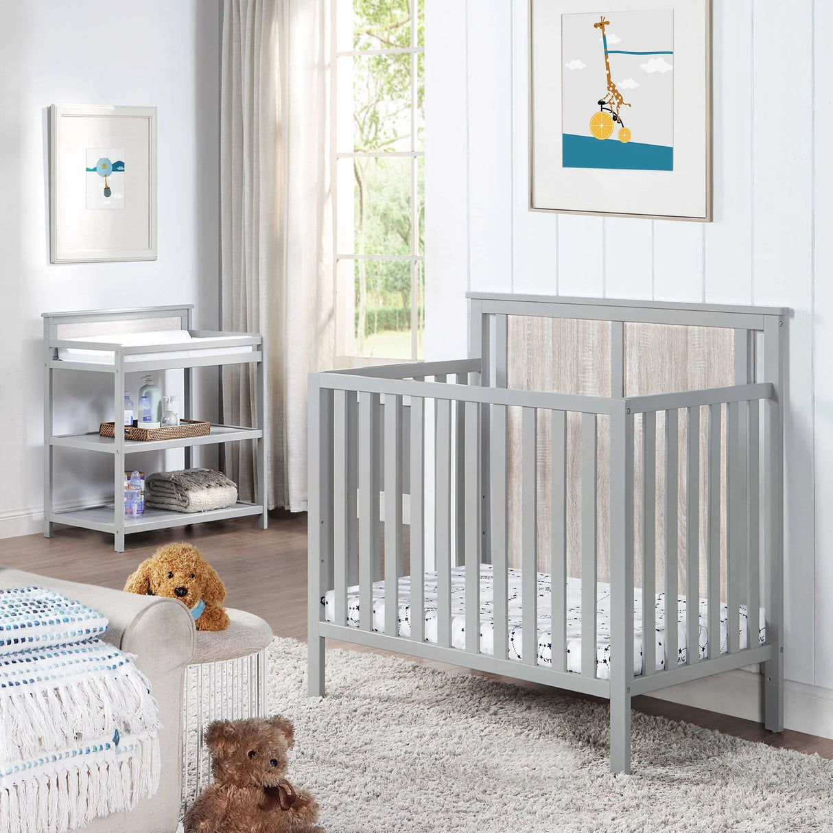 Connelly - Mini Crib With Mattress Pad - Furniture Home Direct